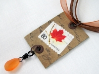 Jewelry Making Journal Postage Stamp Jewelry